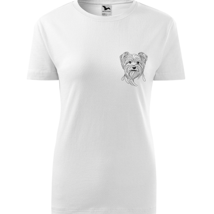 Dámské tričko breeds „Jorkšír“