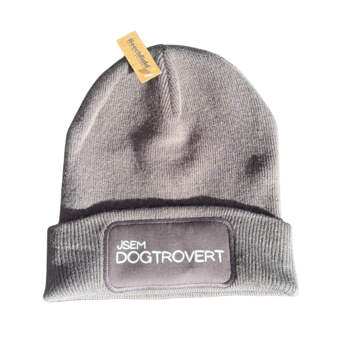 Zimní čepice "Jsem dogtrovert"