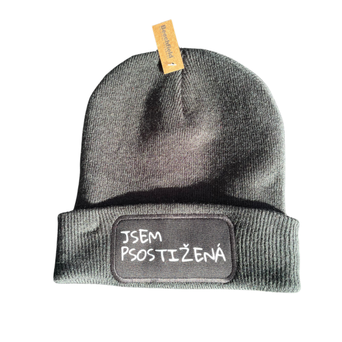 Zimní čepice "Jsem psostižená"