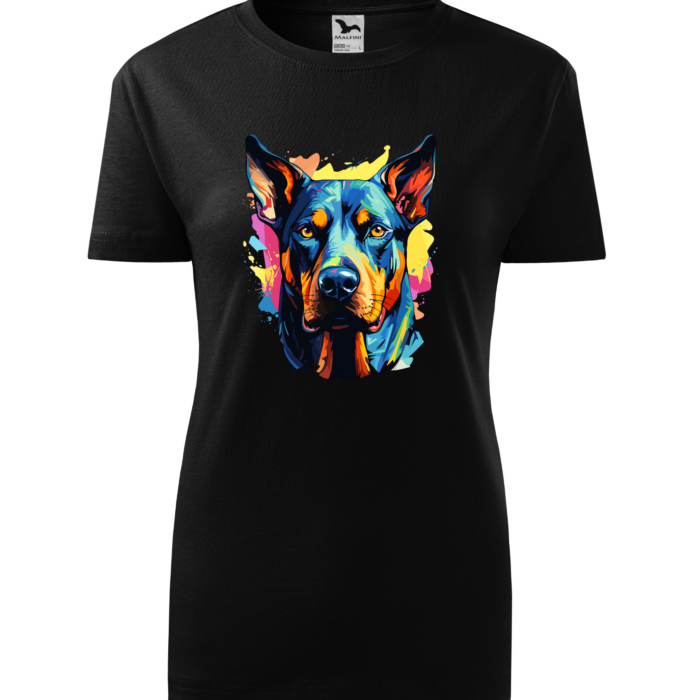 Dámské tričko "dobrman"